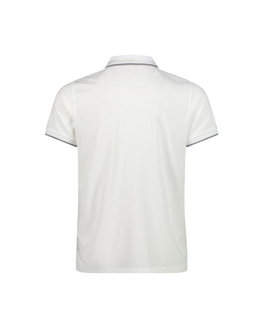 Polo MAN POLO CMP pour homme en coloris White