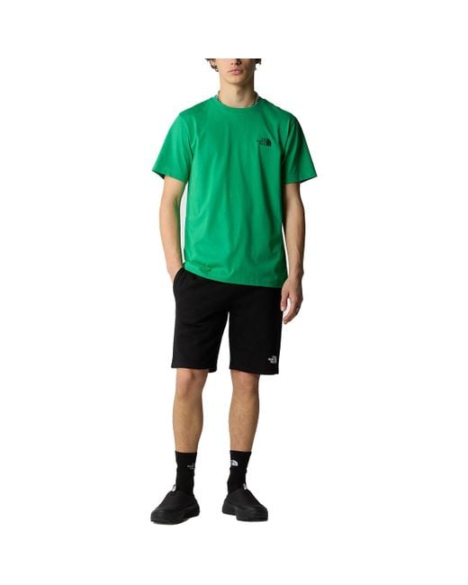 T-shirt Simple Dome The North Face pour homme en coloris Green