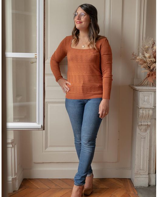 Celeste Trui Nyssa in het Brown