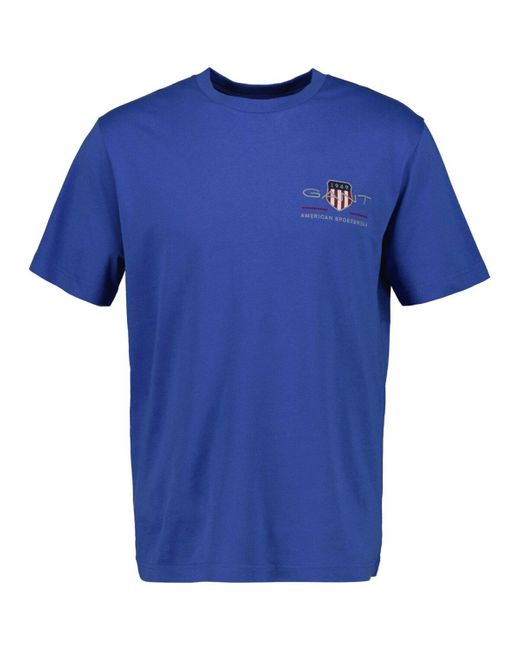 T-shirt T-shirt Paquet de 1 Regular Archive Shield EMB Gant pour homme en coloris Blue