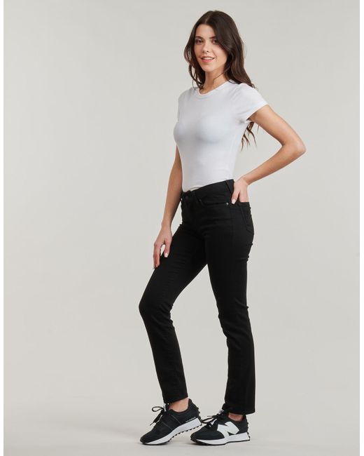 Levi's Black Slim Fit Jeans 712 Slim Welt Pocket