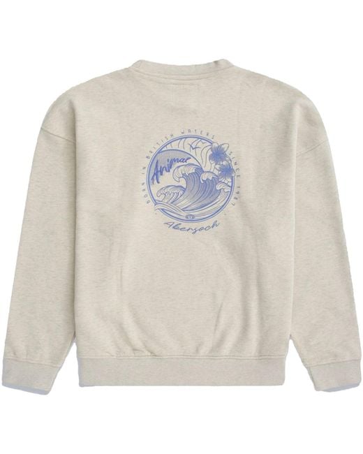 Sweat-shirt MW4691 Animal en coloris White