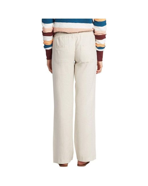 Pantalon Oceanside Roxy en coloris Natural