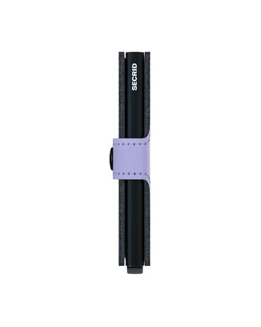 Portefeuille Miniwallet Matte Secrid en coloris Purple