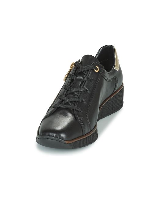 Rieker Black Sneaker thomanisa