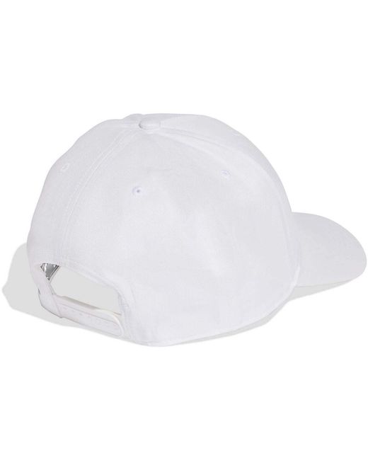 Chapeau Linear Cap Adidas en coloris White