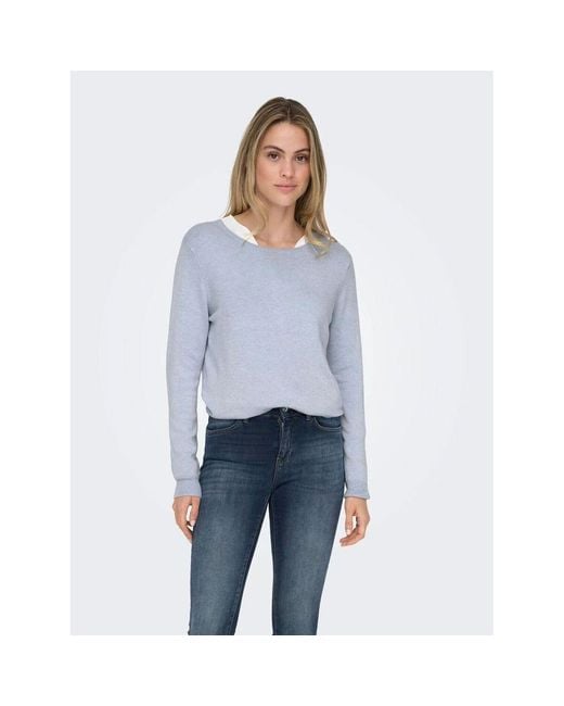 Pull 85503 ONLY en coloris Blue