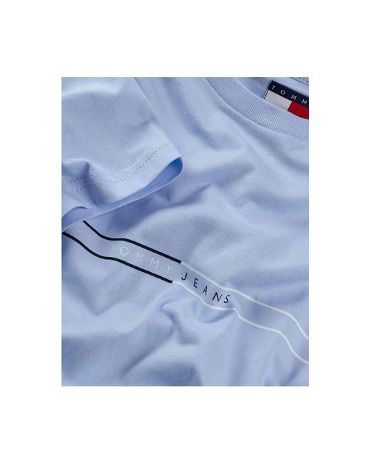 Tommy Hilfiger T-Shirt Korte Mouw Dm0Dm20779 in het Blue voor heren