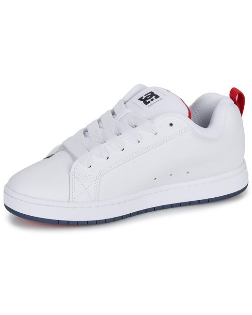 Baskets basses COURT GRAFFIK DC Shoes pour homme en coloris White