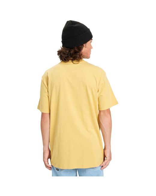 T-shirt Ev Mini Logo Quiksilver pour homme en coloris Yellow