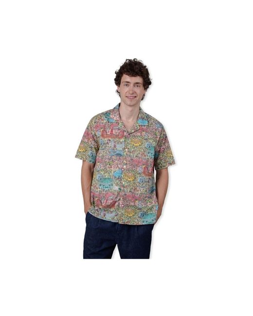 Chemise Where is Wally Fairground Shirt - Multicolor Brava Fabrics pour homme en coloris Gray
