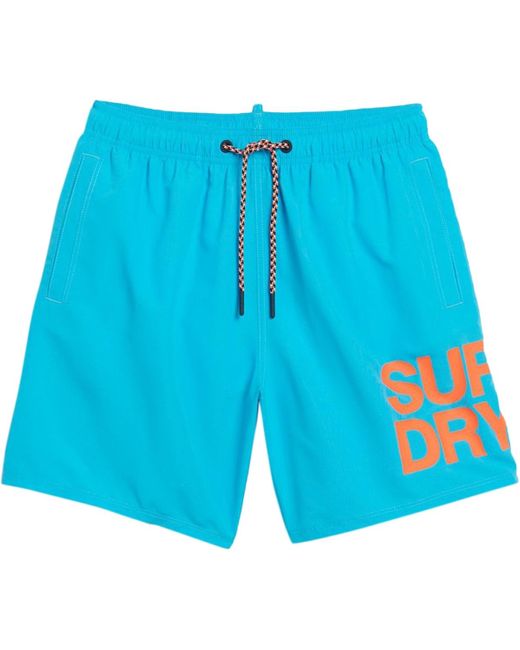 Short Short de Bain Sportswear Logo 17 Superdry pour homme en coloris Blue