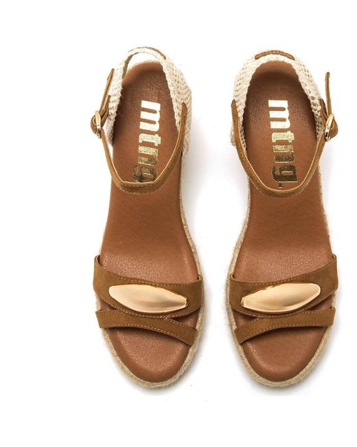 Espadrilles Louisa MTNG en coloris Brown
