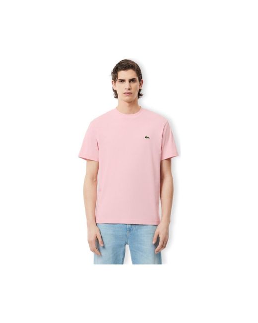 T-shirt Classic Fit T-Shirt - Rose Lacoste pour homme en coloris Pink