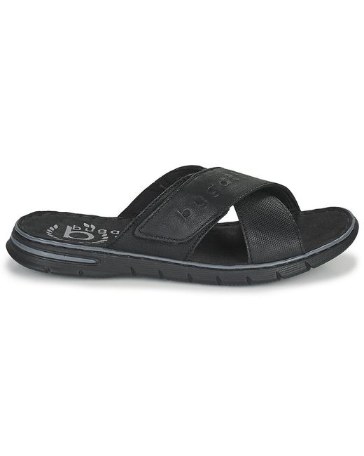Claquettes Bugatti pour homme en coloris Black