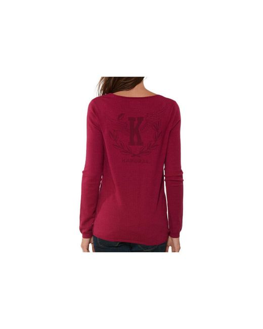 Pull Pull Femme Jovic Ruby Kaporal en coloris Red