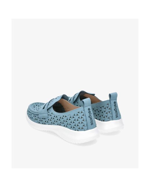 Mocassins Divinity Eoligeros en coloris Blue