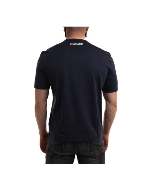 T-shirt 24SBLUH02323 Blauer pour homme en coloris Black