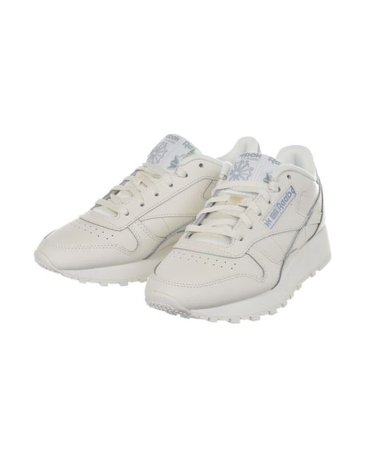 Baskets basses Classic Leather Reebok en coloris Gray