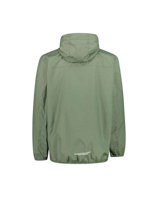 Coupes vent MAN JACKET RAIN FIX HOOD CMP pour homme en coloris Green