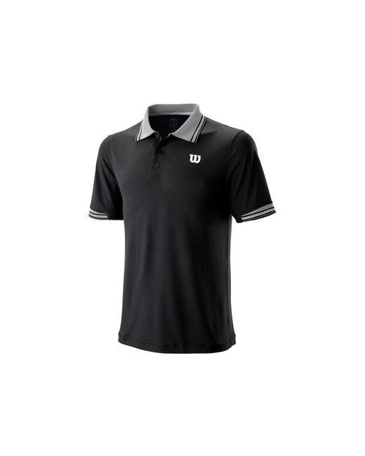T-shirt Tennis-polo Star Tipped 19 Wilson pour homme en coloris Black