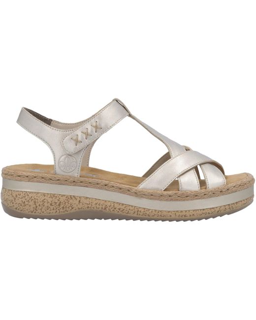 Rieker Sandalen 252403 in het Metallic