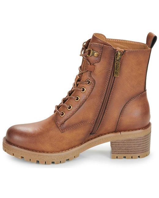Bottines 172241-Camel Refresh en coloris Brown