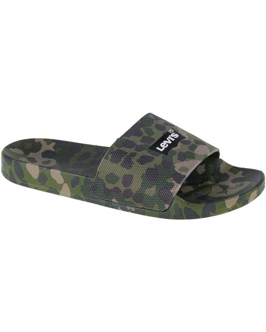 Chaussons June Stamp Levi's pour homme en coloris Black