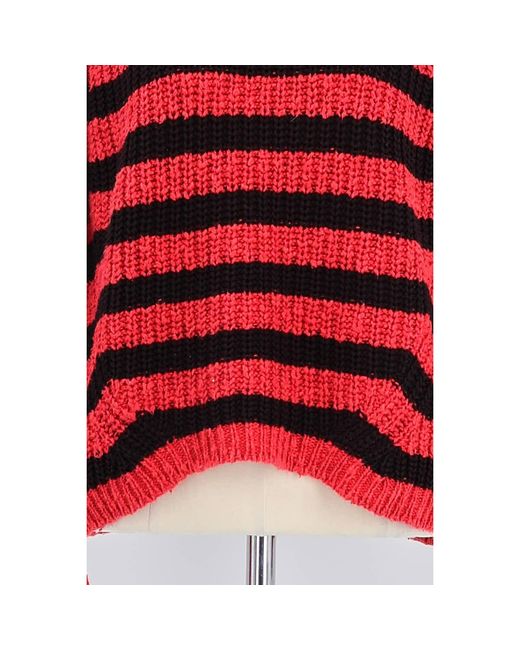 Pull Pull En Coton Maje en coloris Red