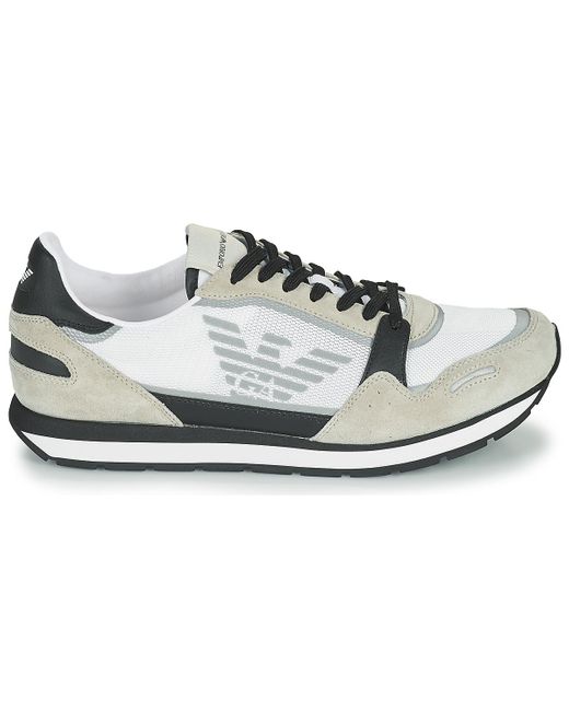 Emporio Armani Lage Sneakers Empagno in het Wit voor heren - Bespaar 13% -  Lyst