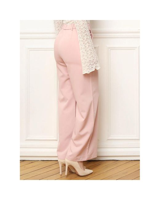 La Modeuse Broek 75073_P177472 in het Pink