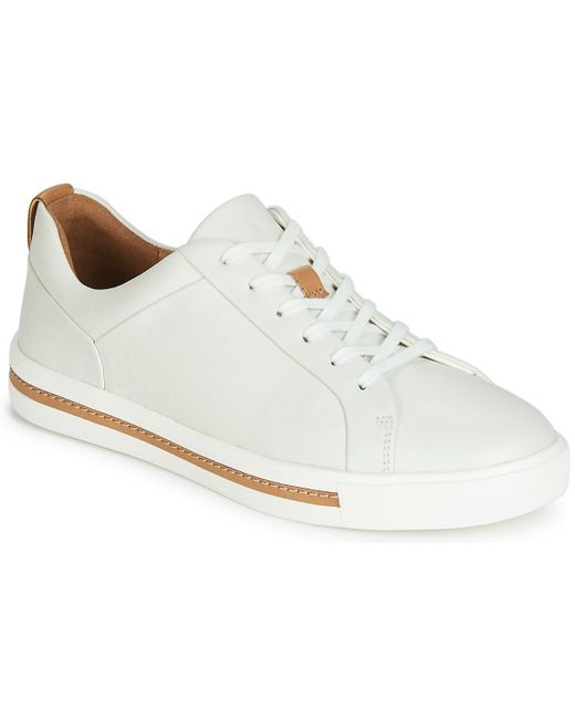 Clarks Originals Sneakers Tormatch Men White Leather | The Little Green Bag