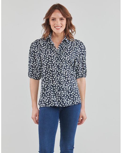 Blouses 13-Pamela-Printt Chattawak en coloris Black