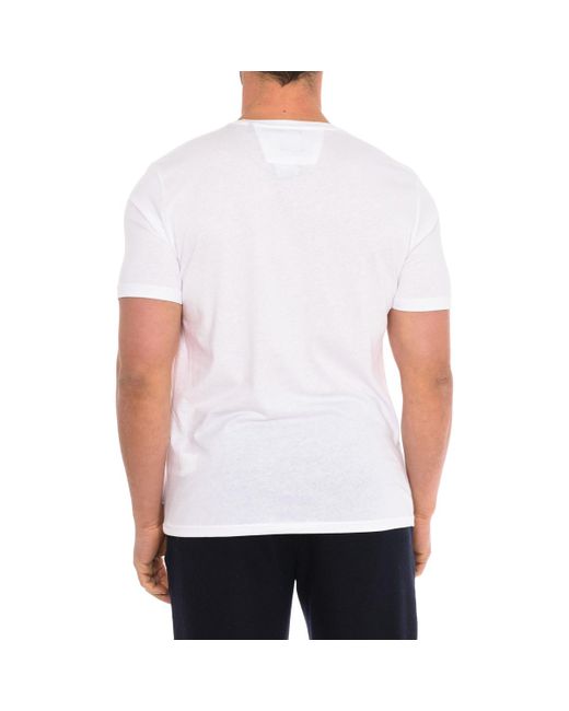 T-shirt 75114-181991-010 Daniel Hechter pour homme en coloris White