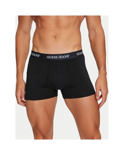 Boxers M4BZ48 K6YW1 - 3 PACK TRUNK-JBLK Guess pour homme en coloris Black
