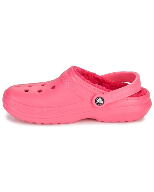 Sabots Classic Lined Clog CROCSTM en coloris Pink
