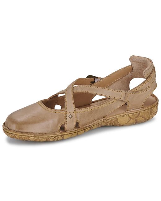 Josef Seibel Brown Ballerinas Rosalie 13