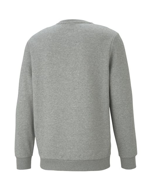 Sweat À Col Rond Essentials Big Logo PUMA pour homme en coloris Gray
