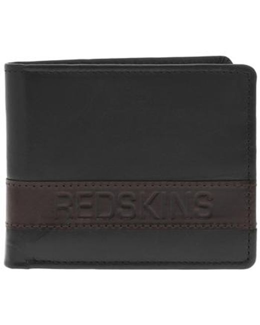 Portefeuille Portefeuille Redskins pour homme en coloris Black