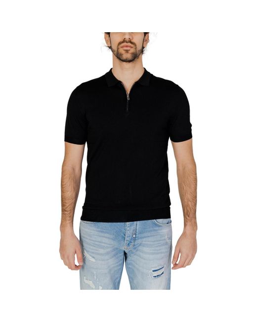 Polo MMSW01419-YA500084 Antony Morato pour homme en coloris Black
