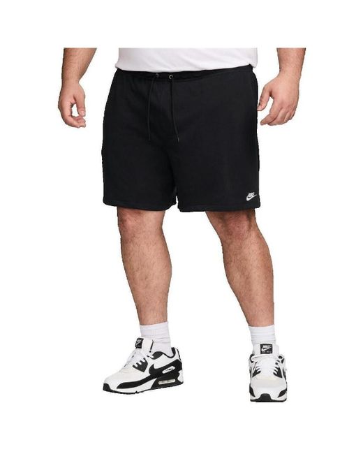 Short M Nk Club Flow Ft Short Nike pour homme en coloris Black