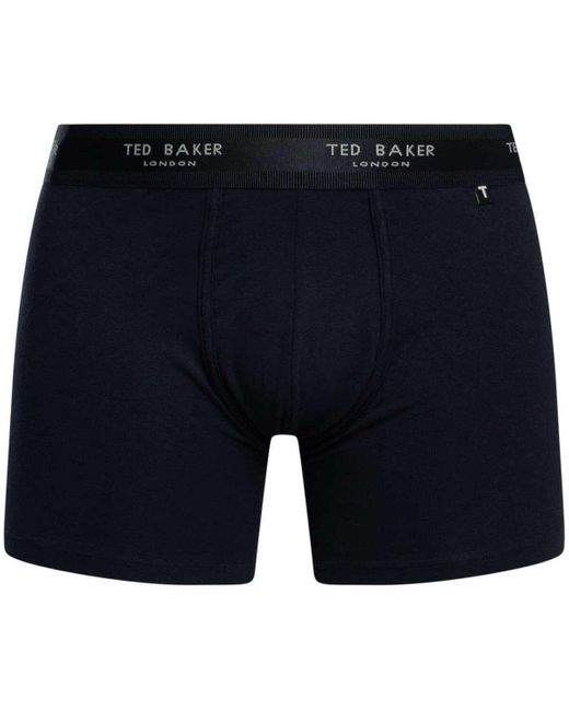 Caleçons Pack de 3 boxers Ted Baker pour homme en coloris Blue