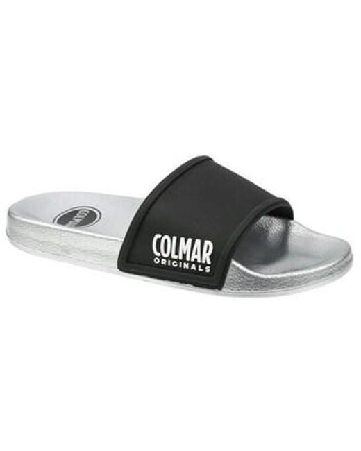 Tongs Slipper Plain Colmar en coloris Black