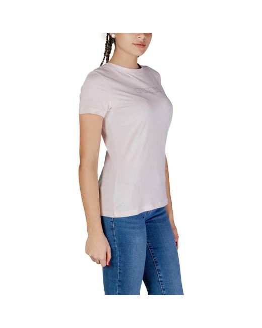 T-shirt BRIANA SS V3BI11 J1314 Guess en coloris Blue