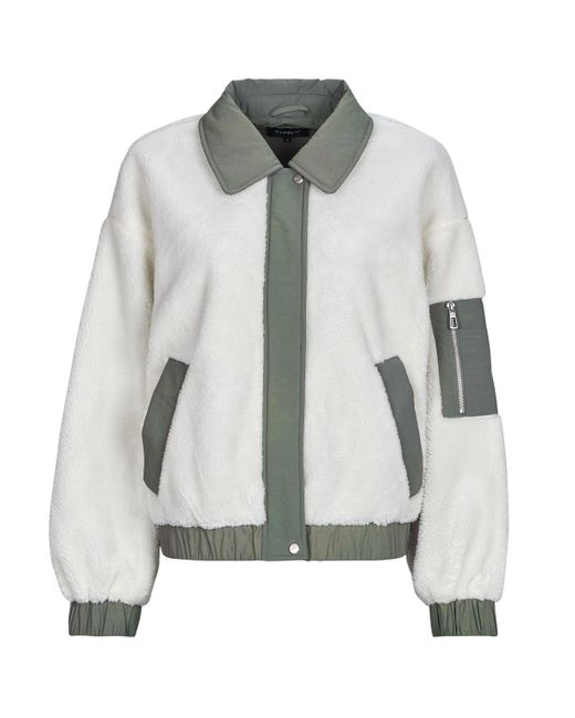 ONLY Windjack Onlsiena Teddy Mix Jacket in het Gray