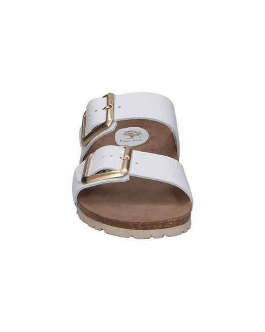 Sandales Plates 112680 Interbios en coloris Brown