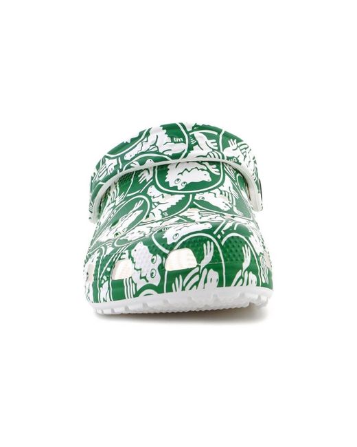 Sabots Classic Duke Print Clog CROCSTM en coloris Green