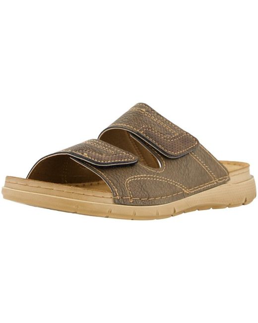 Sandales Fischer pour homme en coloris Brown