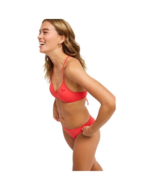 Maillots de bain Solid Essentials Athletic Tri Roxy en coloris Red
