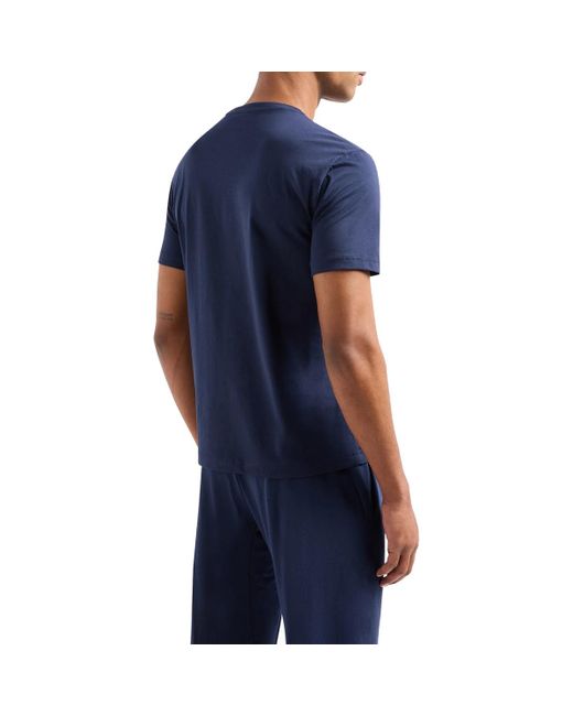 T-shirt Visibility EA7 pour homme en coloris Blue